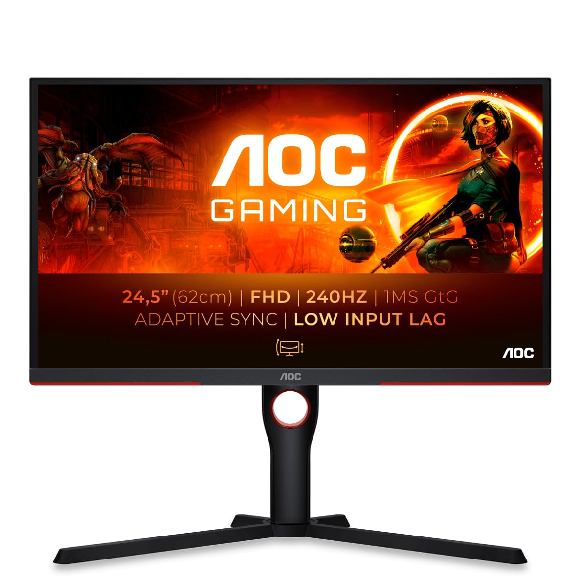 AOC Gaming 25G3ZM/BK - 24.5" 240Hz FHD Monitor