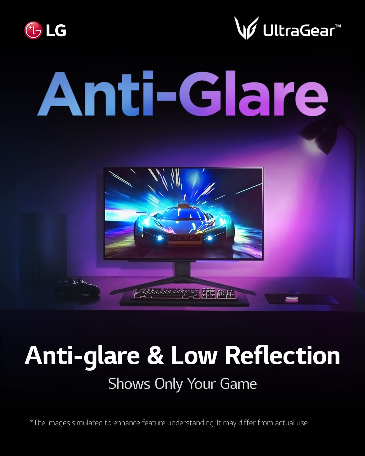 LG UltraGear 27GR95QE - 27 inch OLED Gaming Monitor