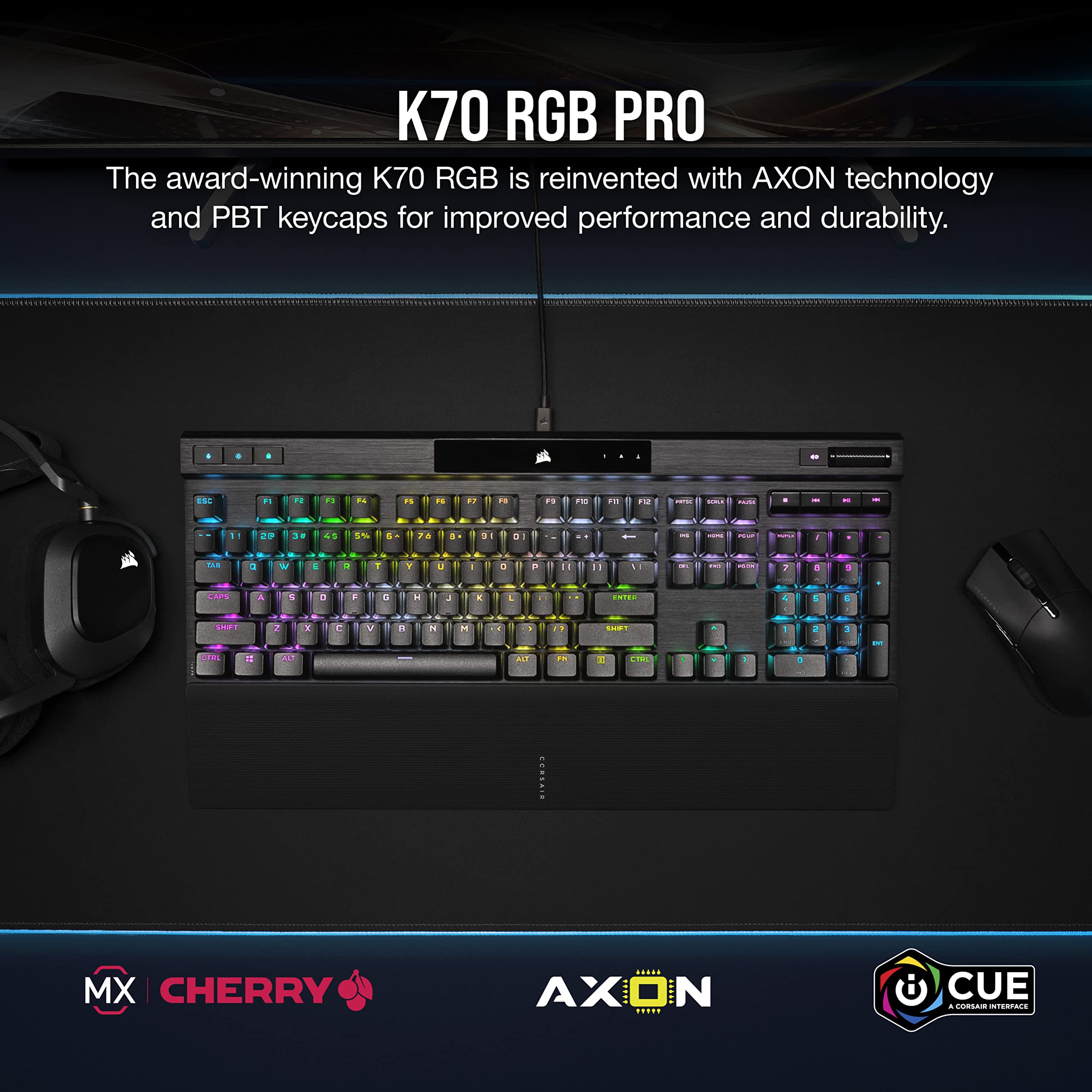 CORSAIR K70 RGB PRO Mechanical Wired Gaming Keyboard