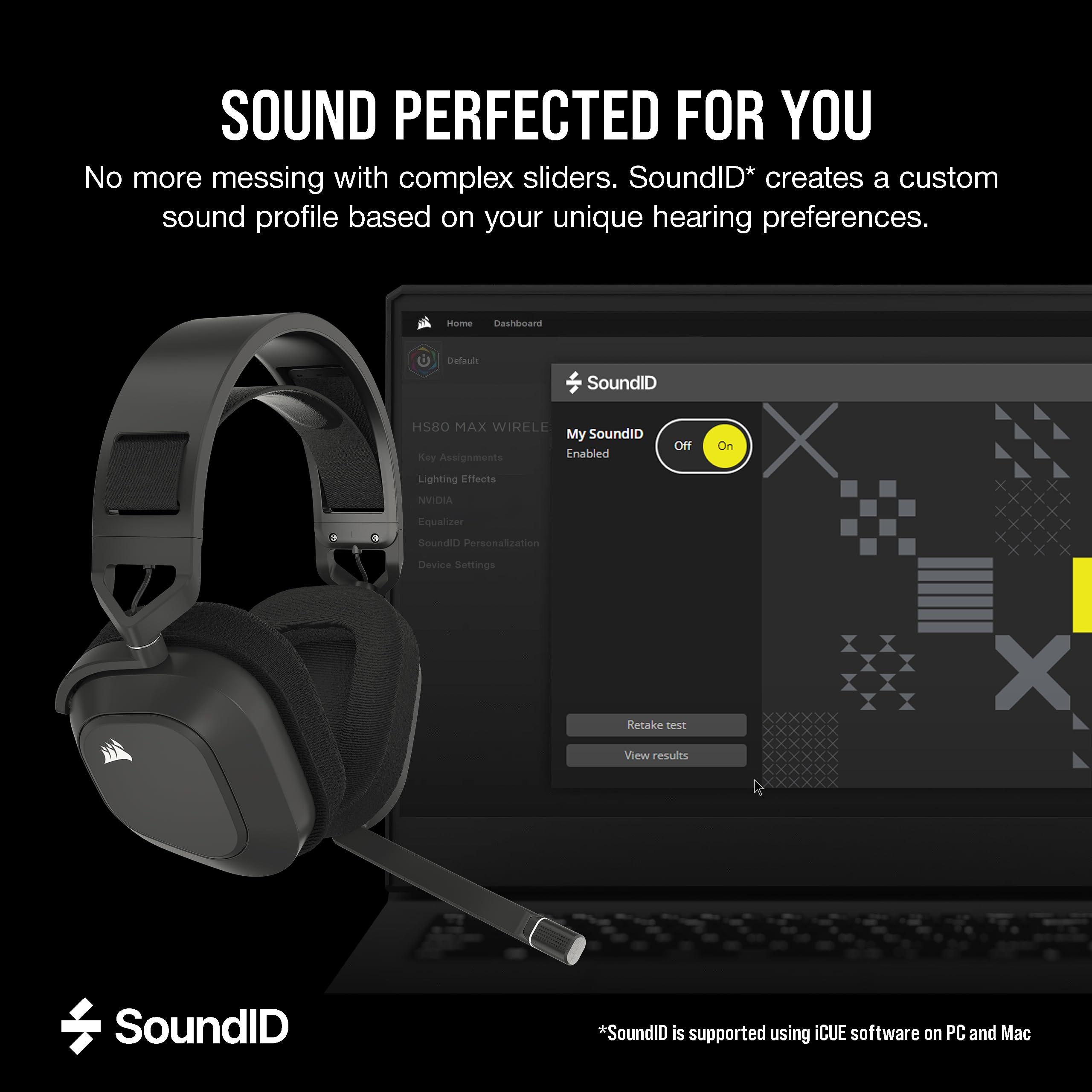 Corsair HS80 MAX Wireless Multiplatform Gaming Headset