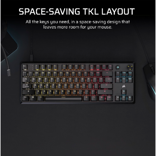 Corsair K70 CORE TKL RGB Tenkeyless Mechanical Gaming Keyboard