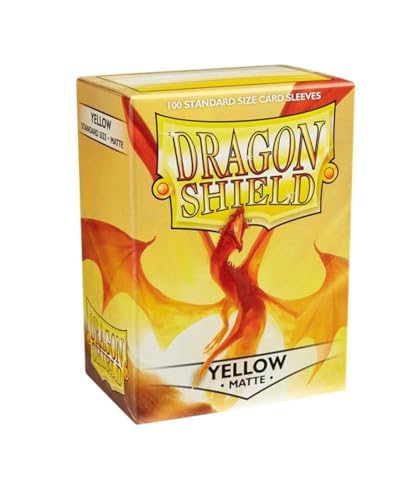 Arcane Tinman | Dragon Shield | Matte Yellow Standard 100pk