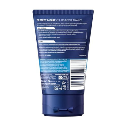 NIVEA MEN | Deep Cleaning Face Wash Protect & Care