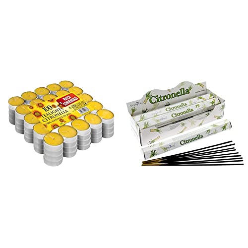 Price's Candles | Citronella Tealights | Pack of 25