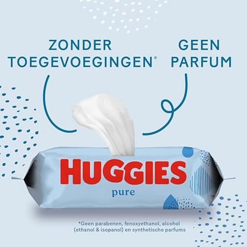 Huggies | Pure, Baby Wipes | 12 Packs (672 Wipes Total)