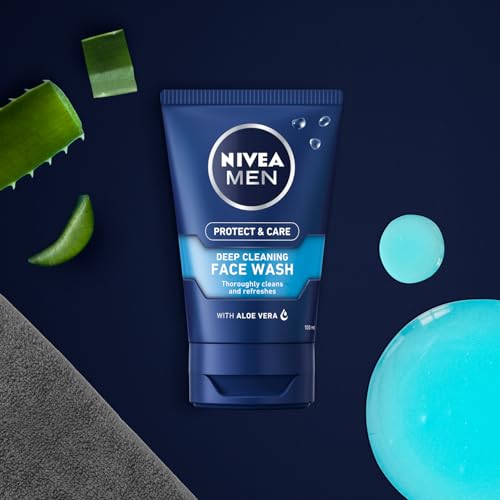 NIVEA MEN | Deep Cleaning Face Wash Protect & Care