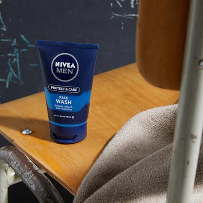 NIVEA MEN | Deep Cleaning Face Wash Protect & Care