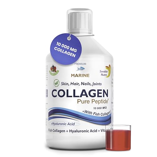 Swedish Nutra | Collagen Gold Retinol | Hydolyzed 12500mg Marine Collagen