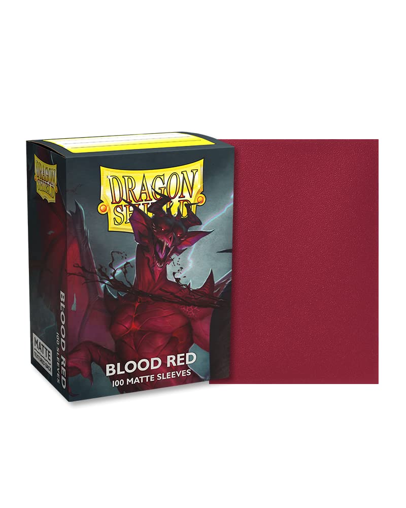 Arcane Tinman | Dragon Shield | Matte Blood Red Standard 100pk