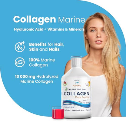 Swedish Nutra | Collagen Gold Retinol | Hydolyzed 12500mg Marine Collagen