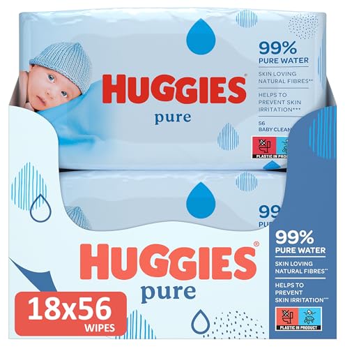 Huggies | Pure, Baby Wipes | 12 Packs (672 Wipes Total)