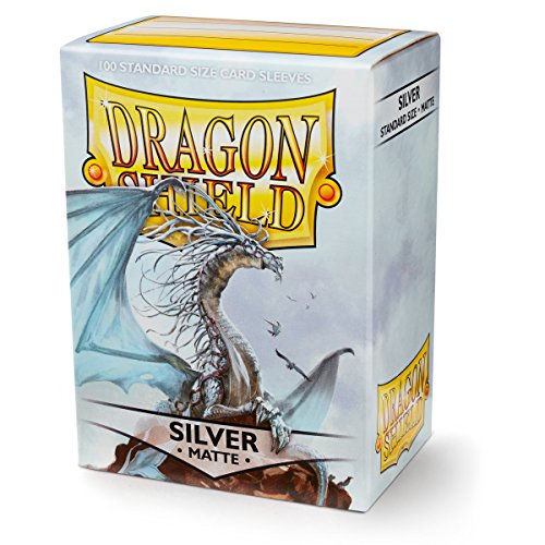 Arcane Tinman | Dragon Shield | Matte Silver Standard 100pk