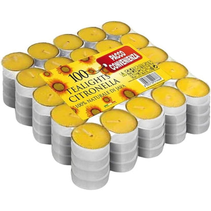 Price's Candles | Citronella Tealights | Pack of 25