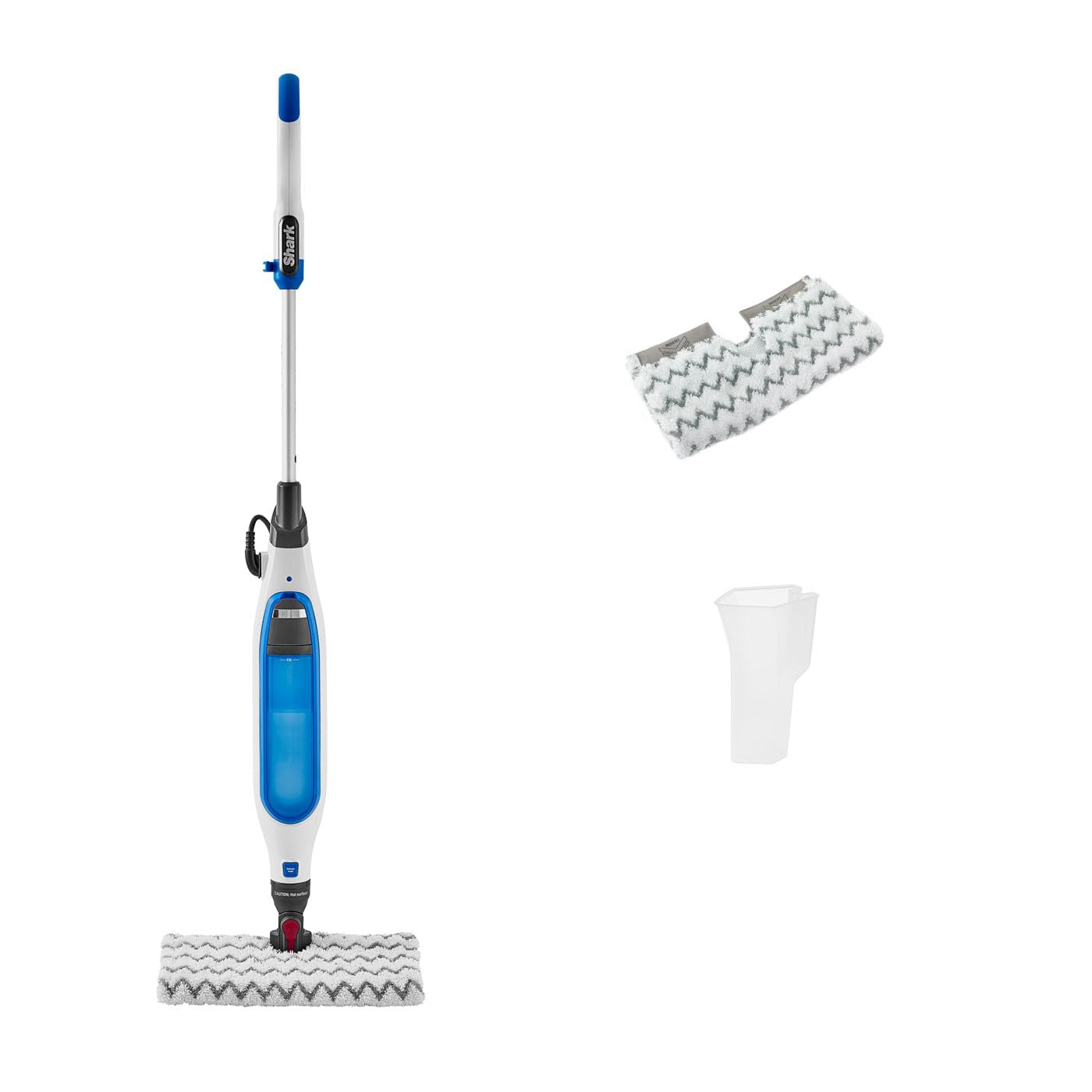 Shark Klik n' Flip Steam Mop for Hard Floors with Steam Blaster S6001UK