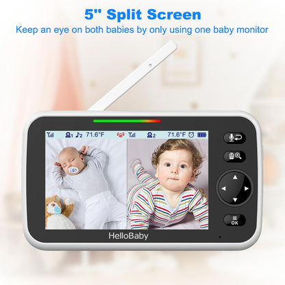 HelloBaby | Baby Monitor with Camera and Night Vision