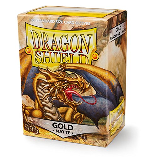 Arcane Tinman | Dragon Shield | Matte Gold Standard 100pk