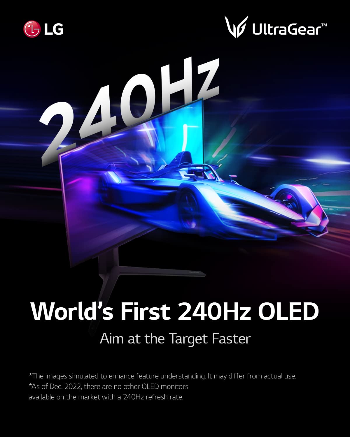 LG UltraGear 27GR95QE - 27 inch OLED Gaming Monitor