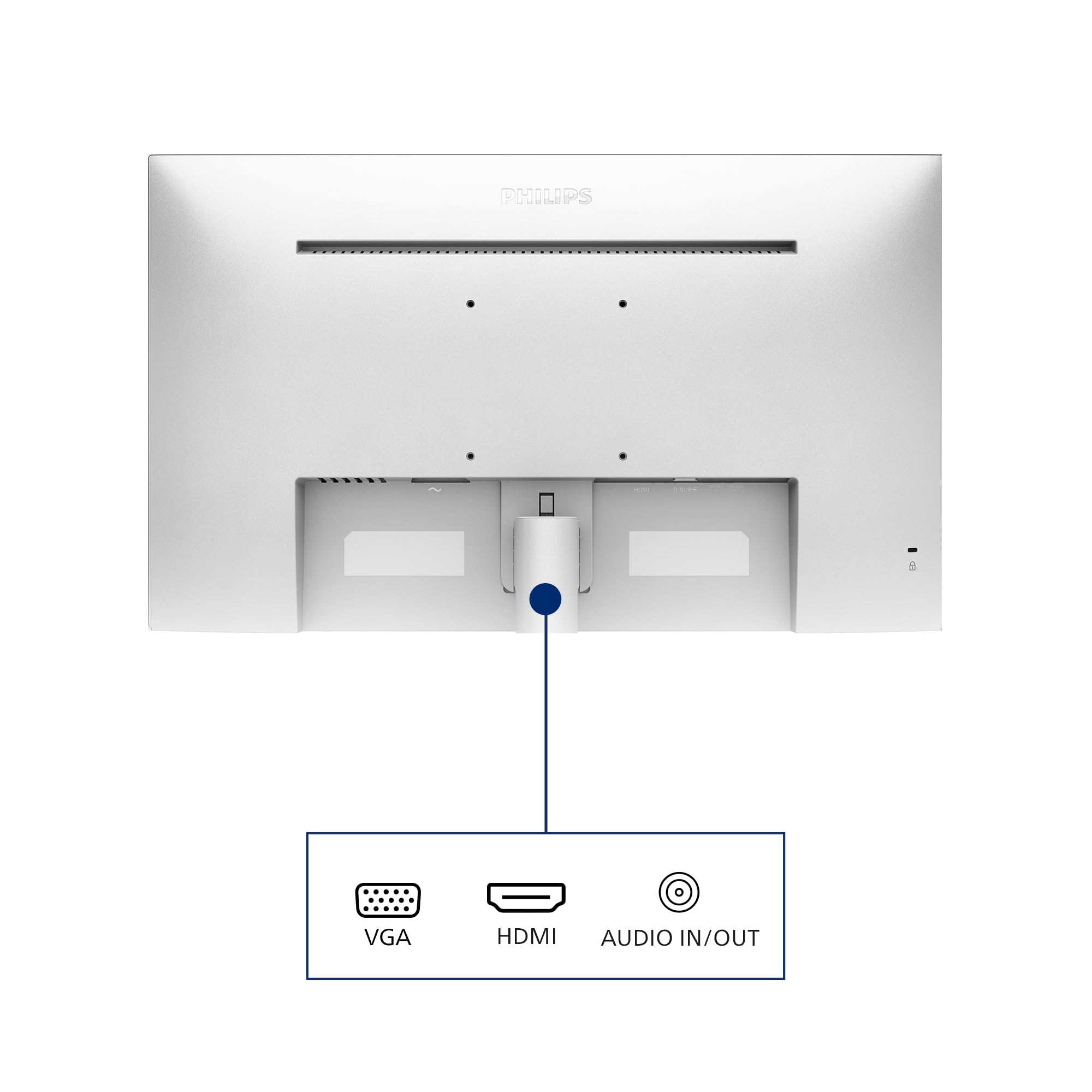 Philips 271V8AW- 27 Inch FHD White Monitor