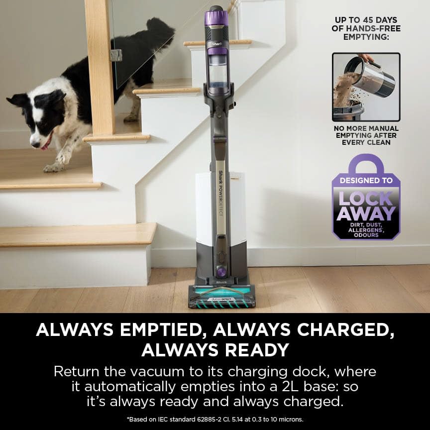 Shark PowerDetect Clean & Empty Cordless, DuoClean Detect