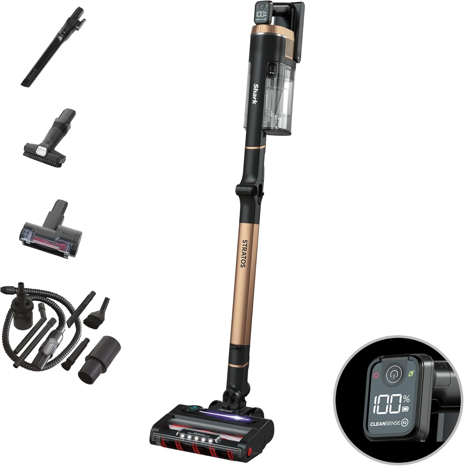 Shark Stratos Cordless Stick Pet Pro, with Anti Hair Wrap Plus IZ400UKTBK