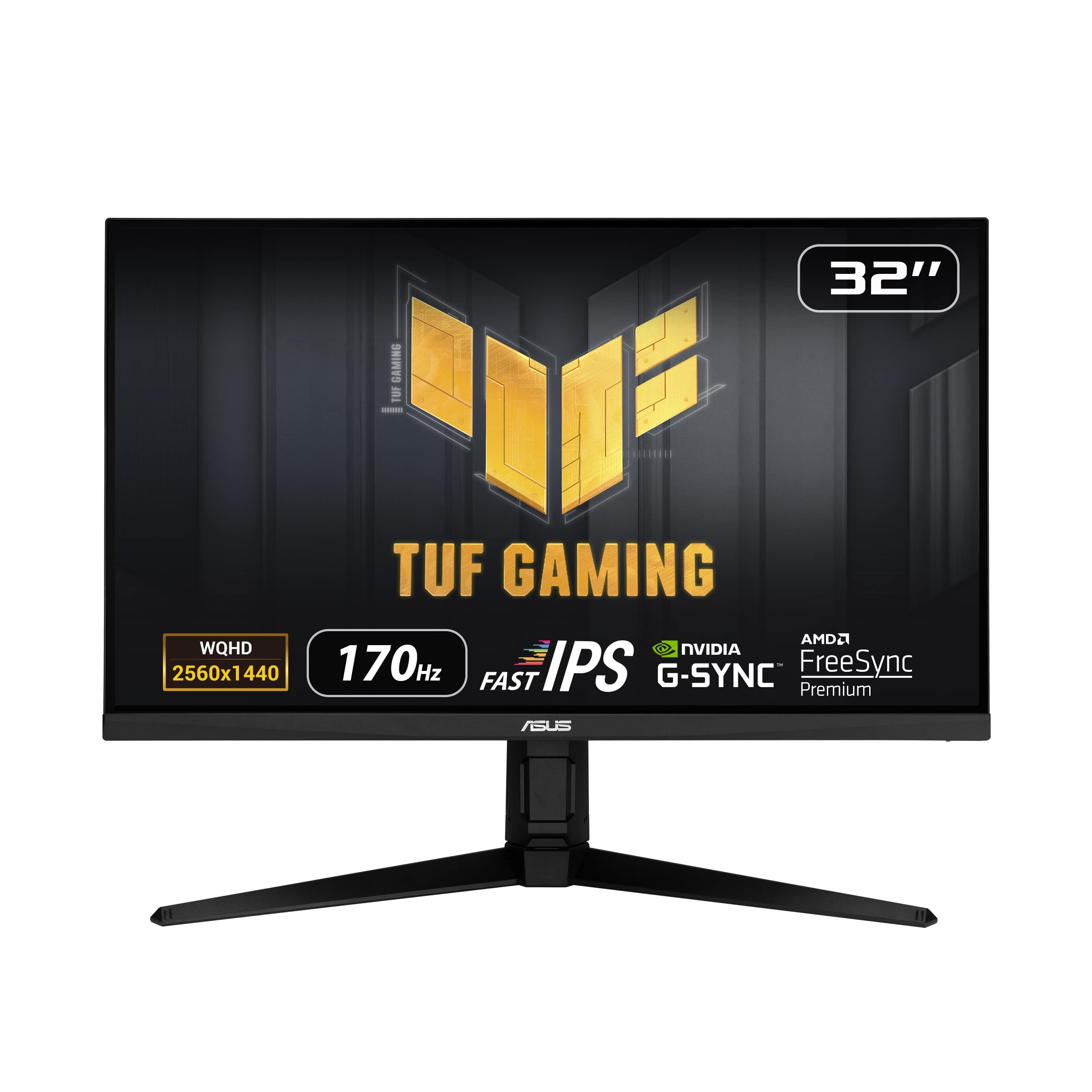 ASUS TUF Gaming Monitor 31.5 inch QHD (2560x1440), 170Hz, IPS Panel, 1ms