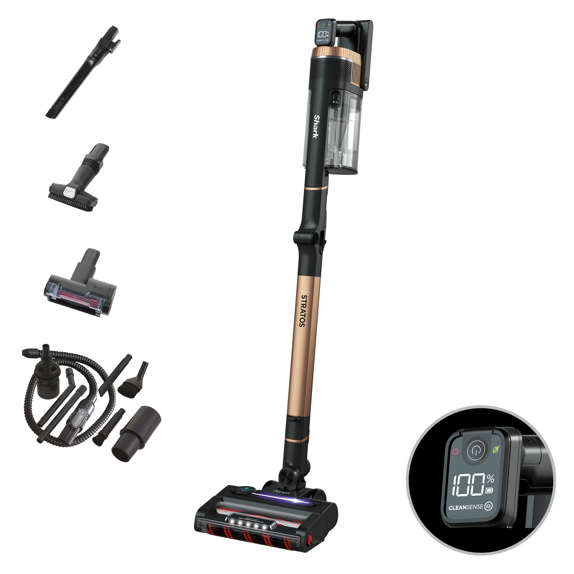 Shark Stratos Cordless Stick Pet Pro, with Anti Hair Wrap Plus IZ400UKTBK