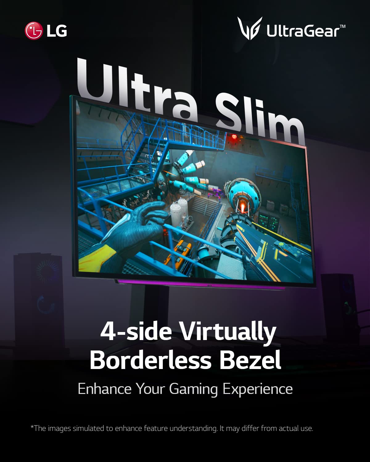 LG UltraGear 27GR95QE - 27 inch OLED Gaming Monitor