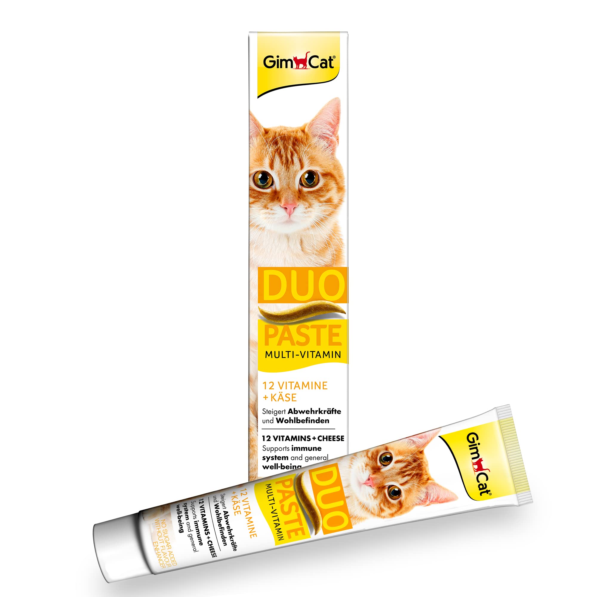 GimCat | Duo Paste Anti-Hairball Malt and Cheese | 50g