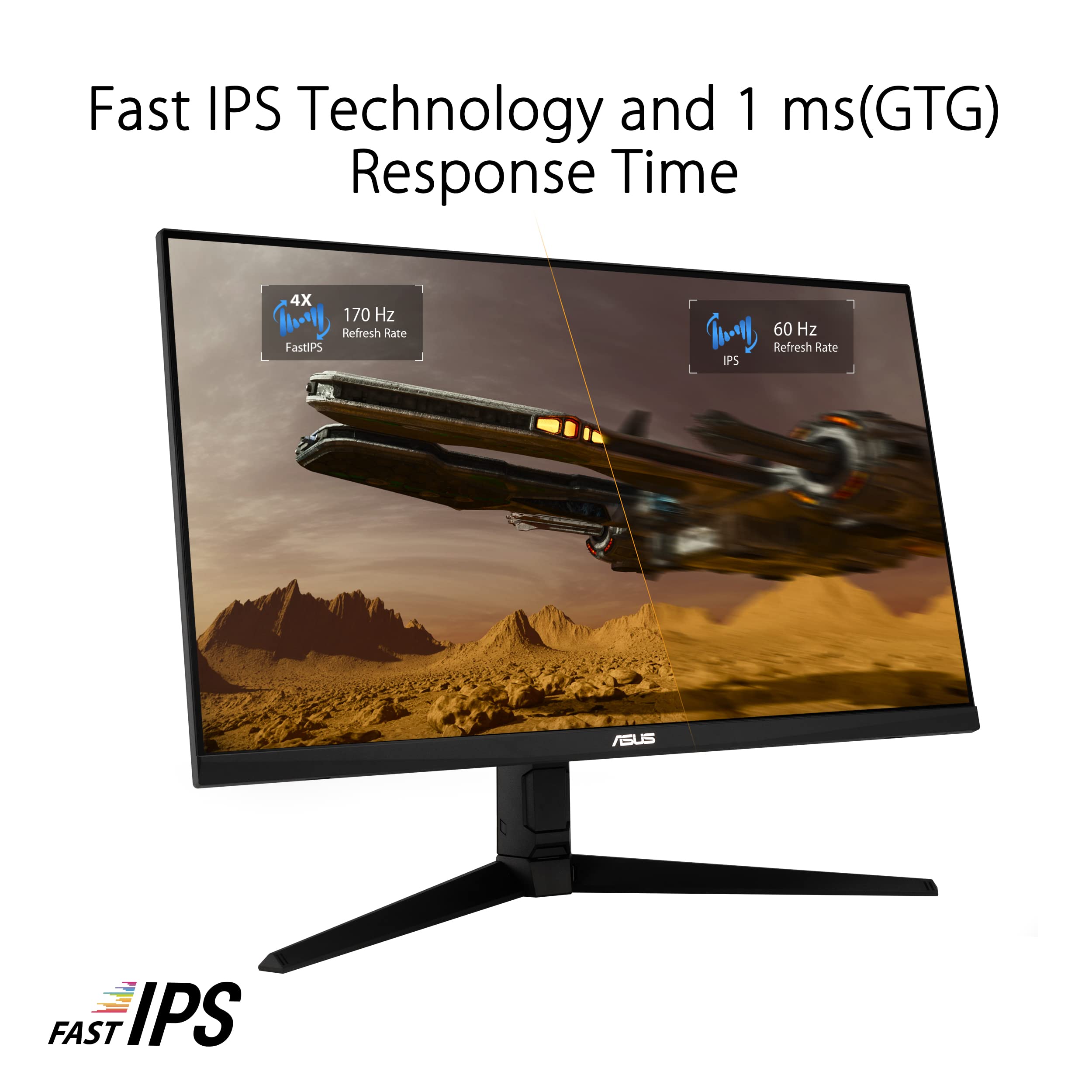 ASUS TUF Gaming Monitor 31.5 inch QHD (2560x1440), 170Hz, IPS Panel, 1ms