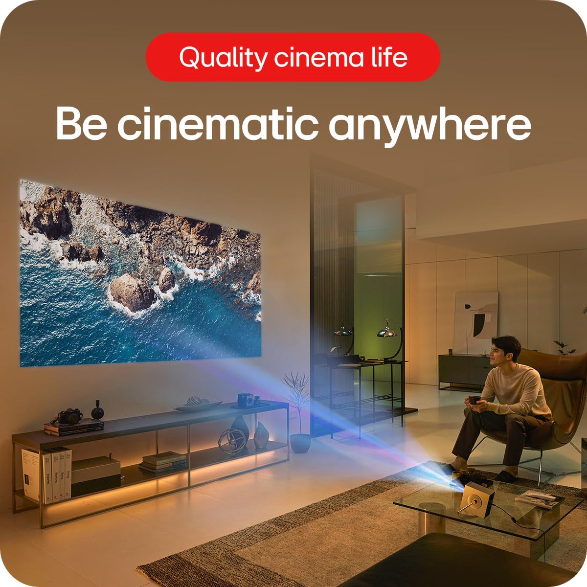 LG CineBeam Q, Small 4K Projector