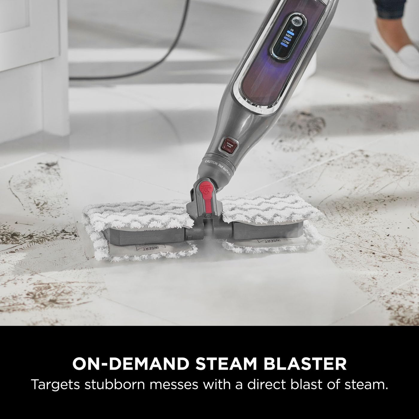 Shark Automatic Klik n' Flip Steam Mop for Hard Floors S6003UK