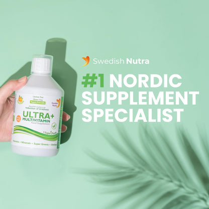 Swedish Nutra | Vegan Multivitamin Liquid