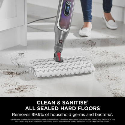 Shark Automatic Klik n' Flip Steam Mop for Hard Floors S6003UK