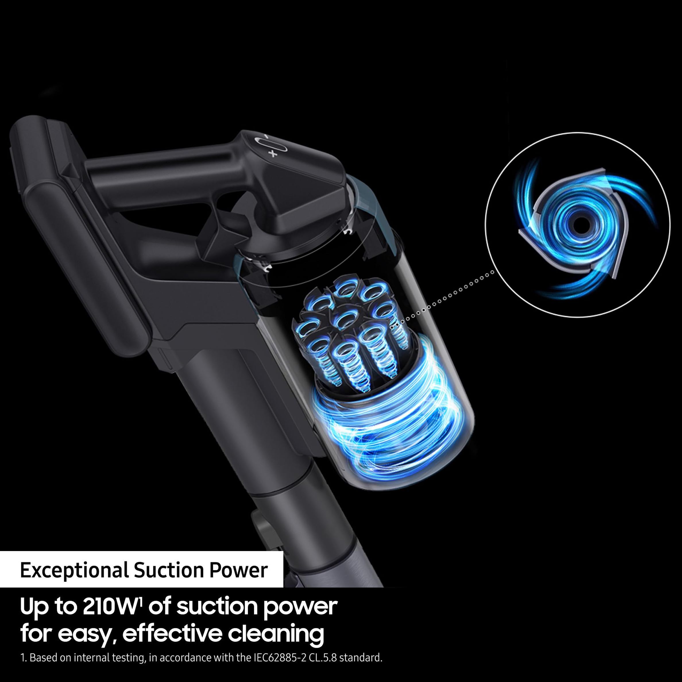 Samsung Jet 95 Pro Cordless Stick, Max 210W