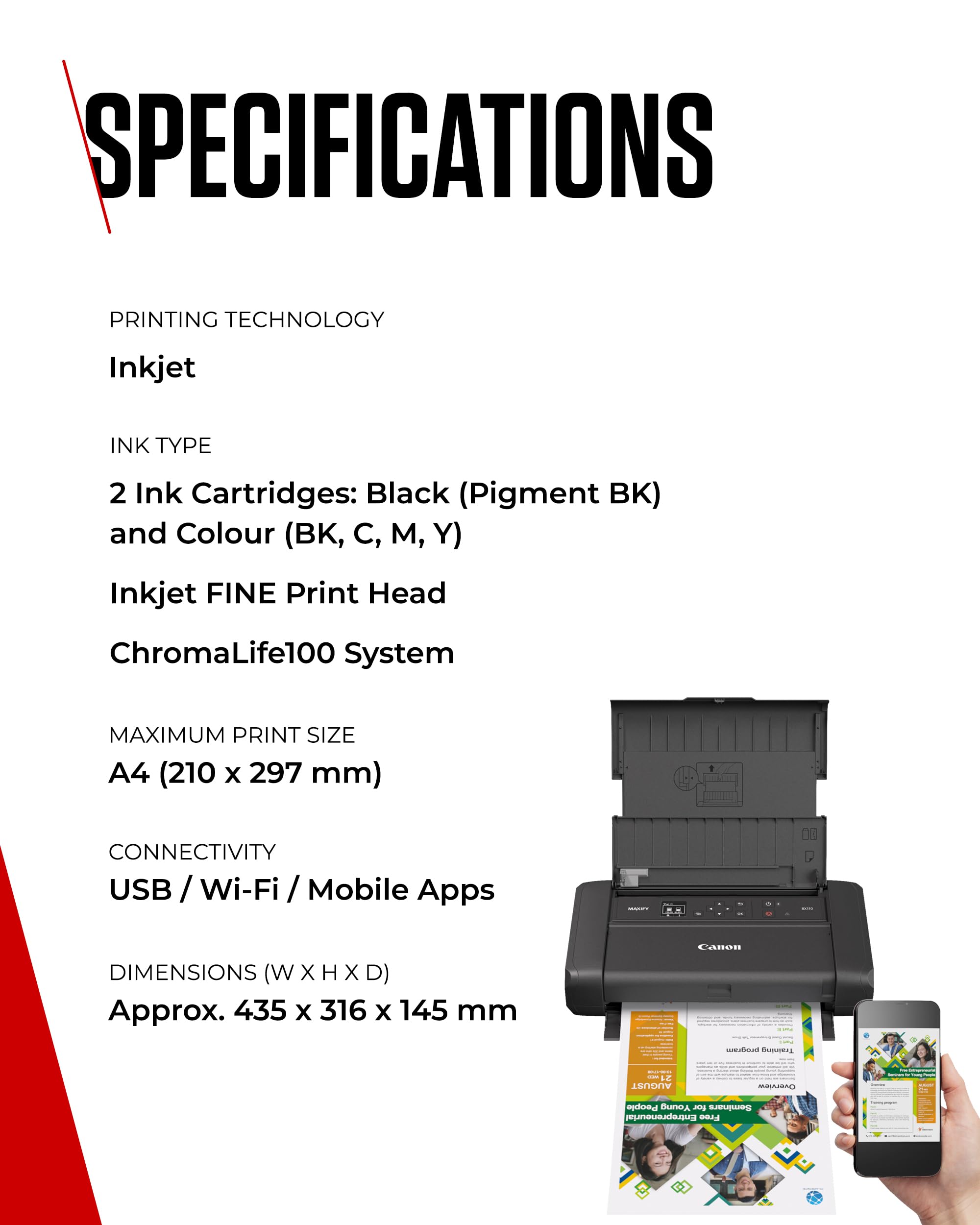 Canon MAXIFY BX110 - Wireless