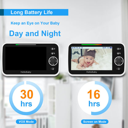 HelloBaby | Baby Monitor with Camera and Night Vision