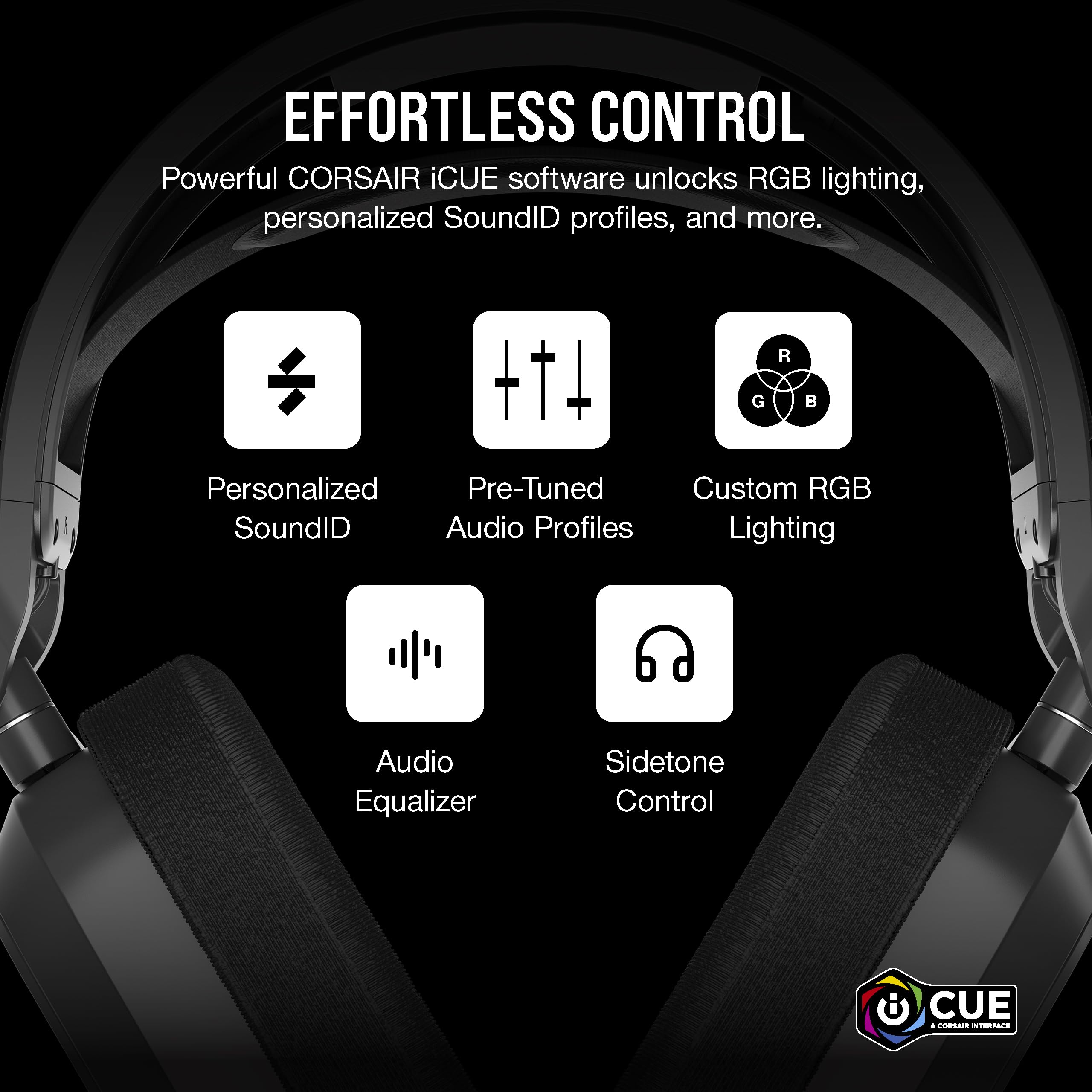 Corsair HS80 MAX Wireless Multiplatform Gaming Headset