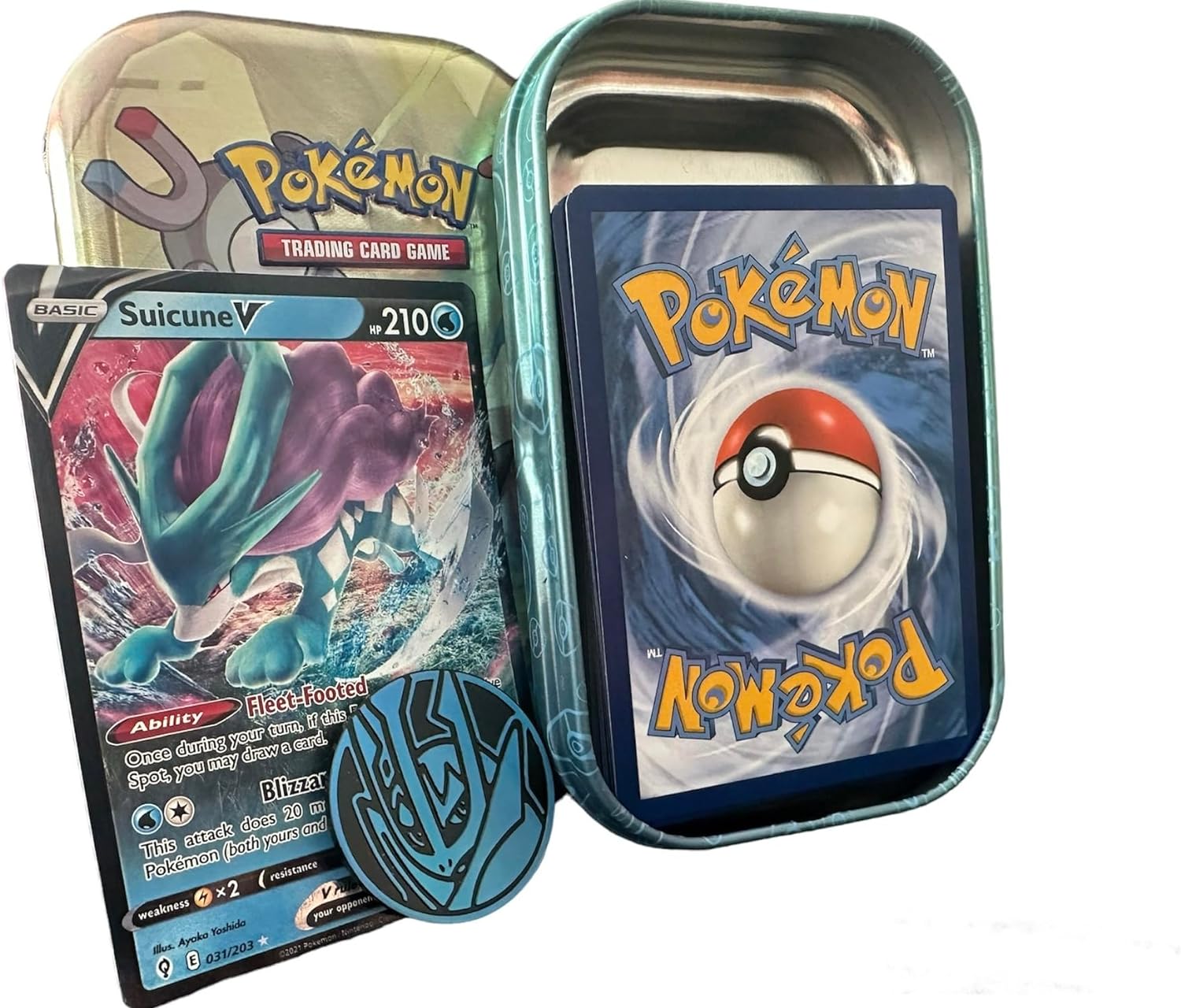 Pokémon | Mini Tin Bundle - 50 Assorted Cards, 1 Random Ultra Rare & Game Coin