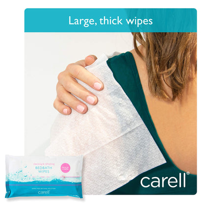 Carell Bed Bath Wipes | Pack of 8