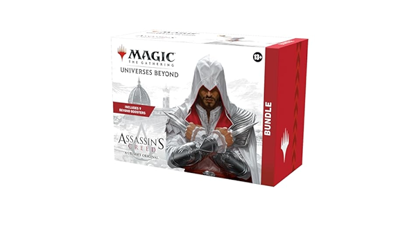 Magic The Gathering | Assassin’s Creed Bundle | 9 Beyond Boosters + Accessories | (English Version)