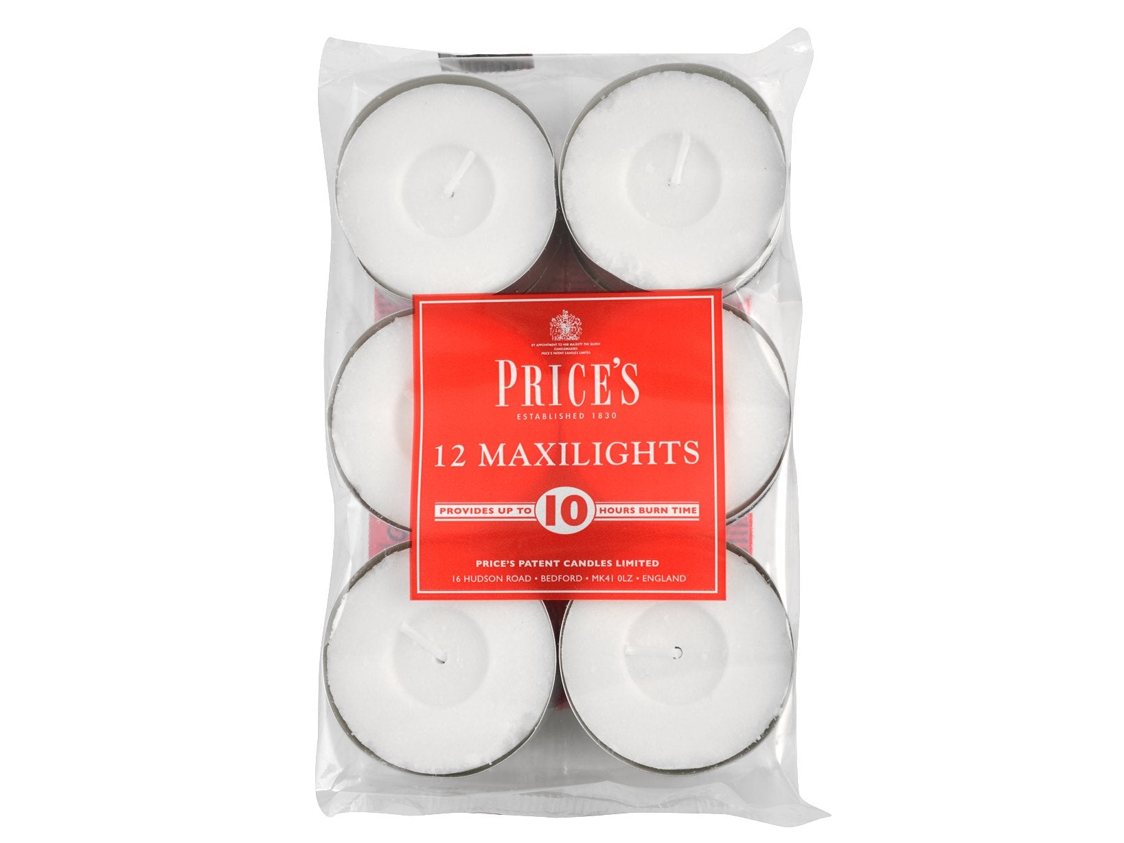 Price's Candles | Maxi Tealights | Pack of 12