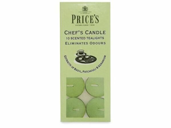 Price's Candles | Chef's Candle Tea Lights 10 Pack x 3 (30 Candles)