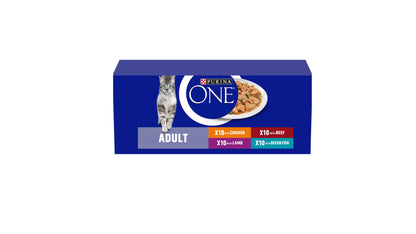 PURINA ONE | Mini Fillets Mixed Selection in Gravy | 40 x 85g